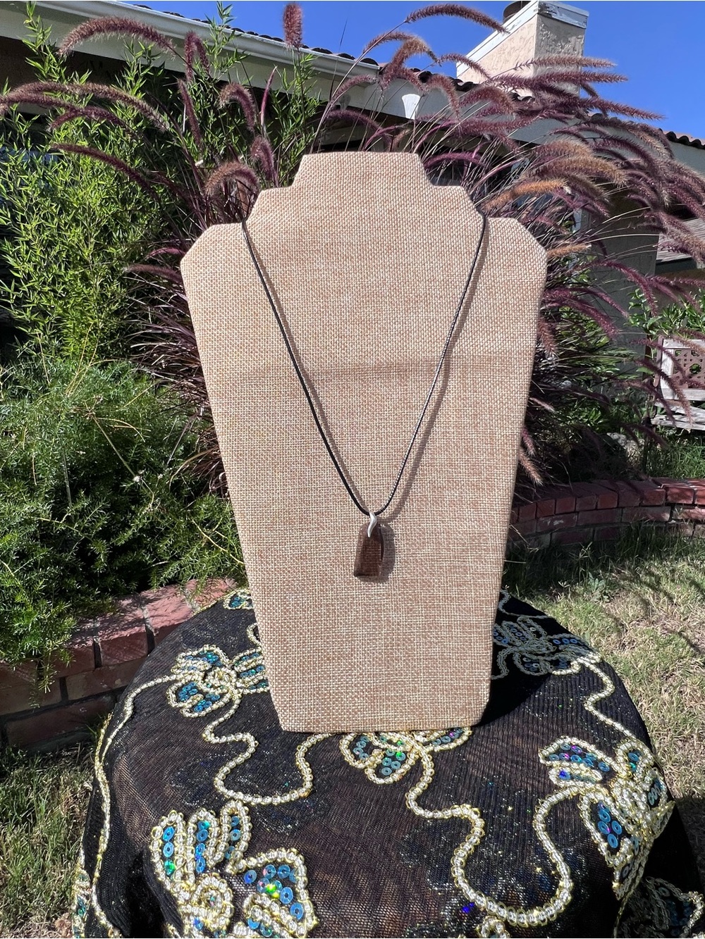 ⭐️ Black/Gray Pendant Necklace - Women Jewelry ⭐️⭐️